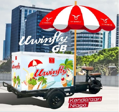 Uwinfly Gerobak Listrik Niaga 